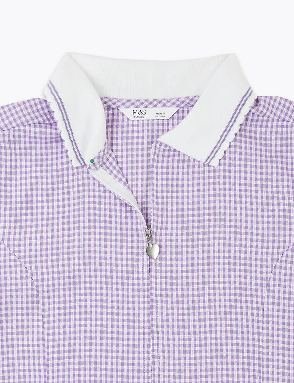 M&S Collection Dresses Girls' Gingham Pleated School Dress (2-14 Yrs) 33 M&S Collection Dresses Girls' Gingham Pleated School Dress (2-14 Yrs) - Image 31