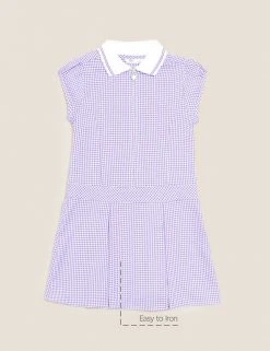 M&S Collection Dresses Girls' Gingham Pleated School Dress (2-14 Yrs) 70 M&S Collection Dresses Girls' Gingham Pleated School Dress (2-14 Yrs) -Cheap School Uniform Store SD 04 T76 6477 G0 X EC 90
