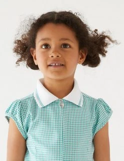 M&S Collection Dresses Girls' Gingham Pleated School Dress (2-14 Yrs) 81 M&S Collection Dresses Girls' Gingham Pleated School Dress (2-14 Yrs) -Cheap School Uniform Store SD 04 T76 6477 J0 X EC 1