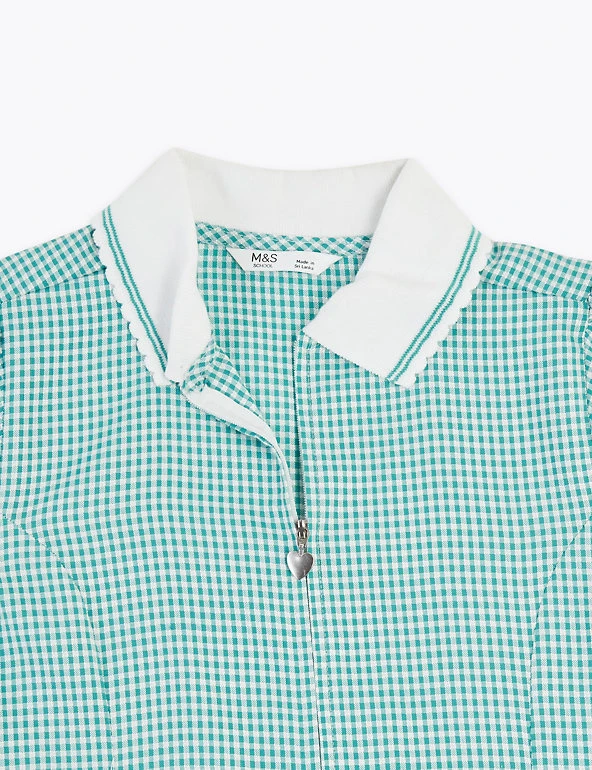 M&S Collection Dresses Girls' Gingham Pleated School Dress (2-14 Yrs) 43 M&S Collection Dresses Girls' Gingham Pleated School Dress (2-14 Yrs) - Image 41