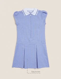M&S Collection Dresses Girls' Gingham Pleated School Dress (2-14 Yrs) 49 M&S Collection Dresses Girls' Gingham Pleated School Dress (2-14 Yrs) -Cheap School Uniform Store SD 04 T76 6477 O4 X EC 90