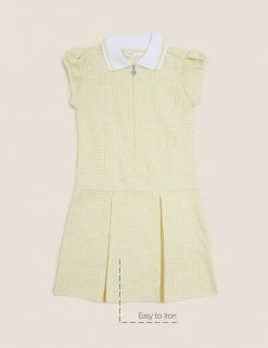 M&S Collection Dresses Girls' Gingham Pleated School Dress (2-14 Yrs) 54 M&S Collection Dresses Girls' Gingham Pleated School Dress (2-14 Yrs) -Cheap School Uniform Store SD 04 T76 6477 R0 X EC 90