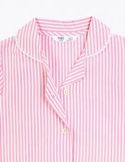 M&S Collection Dresses Girls' Pure Cotton Striped School Dress (2-14 Yrs) -Cheap School Uniform Store SD 04 T76 6480 A0 X EC 4
