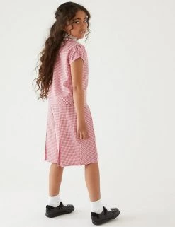 Dresses Girls' Gingham Pleated Zip School Playsuit (2-14 Yrs) 20 Dresses Girls' Gingham Pleated Zip School Playsuit (2-14 Yrs) -Cheap School Uniform Store SD 04 T76 6482 B0 X EC 2