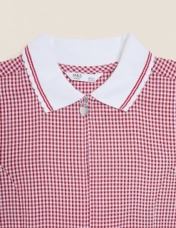 Dresses Girls' Gingham Pleated Zip School Playsuit (2-14 Yrs) 21 Dresses Girls' Gingham Pleated Zip School Playsuit (2-14 Yrs) -Cheap School Uniform Store SD 04 T76 6482 B0 X EC 3