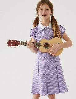 Dresses Girls' Gingham Pleated Zip School Playsuit (2-14 Yrs) 27 Dresses Girls' Gingham Pleated Zip School Playsuit (2-14 Yrs) -Cheap School Uniform Store SD 04 T76 6482 G0 X EC 0