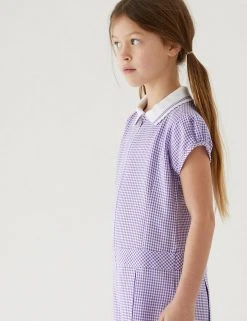 Dresses Girls' Gingham Pleated Zip School Playsuit (2-14 Yrs) 29 Dresses Girls' Gingham Pleated Zip School Playsuit (2-14 Yrs) -Cheap School Uniform Store SD 04 T76 6482 G0 X EC 1
