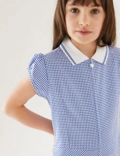 Dresses Girls' Gingham Pleated Zip School Playsuit (2-14 Yrs) 4 Dresses Girls' Gingham Pleated Zip School Playsuit (2-14 Yrs) -Cheap School Uniform Store SD 04 T76 6482 O4 X EC 1