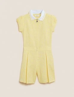 Dresses Girls' Gingham Pleated Zip School Playsuit (2-14 Yrs) 13 Dresses Girls' Gingham Pleated Zip School Playsuit (2-14 Yrs) -Cheap School Uniform Store SD 04 T76 6482 R0 X EC 90