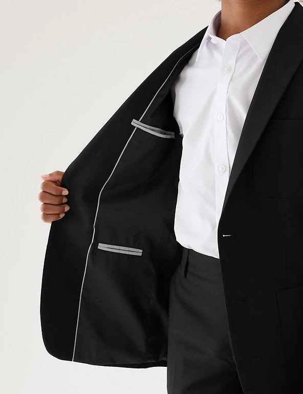 Boys' Slim Fit School Blazer (9-16 Yrs) M&S Collection Blazers Boys' Slim Fit School Blazer (9-16 Yrs) -Cheap School Uniform Store SD 04 T76 7036 Y0 X EC 2