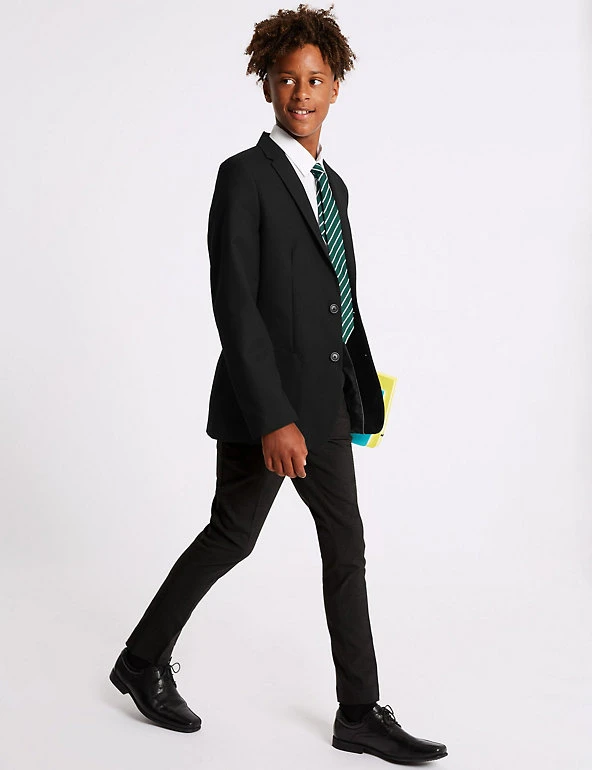 Boys' Slim Fit School Blazer (9-16 Yrs) M&S Collection Blazers Boys' Slim Fit School Blazer (9-16 Yrs) -Cheap School Uniform Store SD 04 T76 7036 Y0 X EC 7