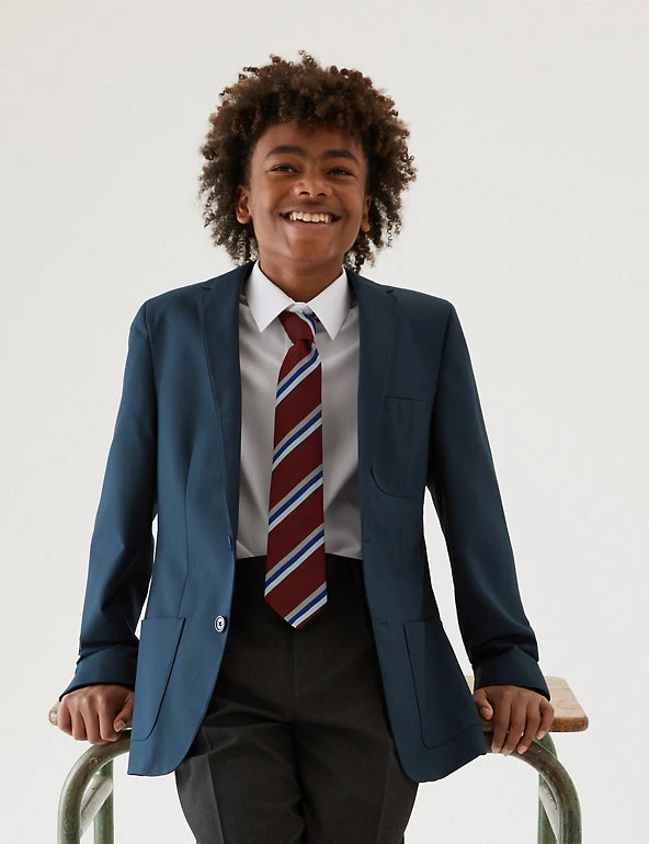 Boys' Slim Fit School Blazer (9-18 Yrs) M&S Collection Blazers Boys' Slim Fit School Blazer (9-18 Yrs) -Cheap School Uniform Store SD 04 T76 7037 F0 X EC 0