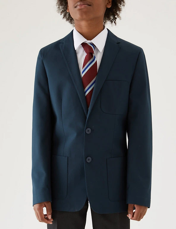 Boys' Slim Fit School Blazer (9-18 Yrs) M&S Collection Blazers Boys' Slim Fit School Blazer (9-18 Yrs) -Cheap School Uniform Store SD 04 T76 7037 F0 X EC 1