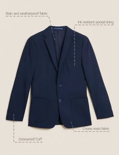 M&S Collection Blazers Boys' Slim Fit School Blazer (9-18 Yrs) 8 M&S Collection Blazers Boys' Slim Fit School Blazer (9-18 Yrs) -Cheap School Uniform Store SD 04 T76 7037 F0 X EC 90