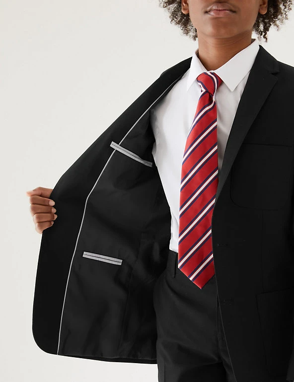 Boys' Slim Fit School Blazer (9-18 Yrs) M&S Collection Blazers Boys' Slim Fit School Blazer (9-18 Yrs) -Cheap School Uniform Store SD 04 T76 7037 Y0 X EC 2