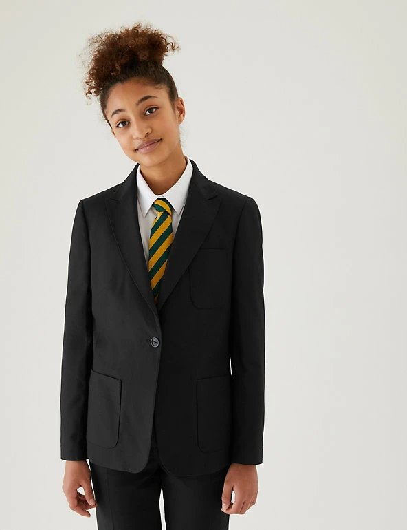 M&S Collection Blazers Girls' Slim Fit School Blazer (9-16 Yrs) 3 M&S Collection Blazers Girls' Slim Fit School Blazer (9-16 Yrs)
