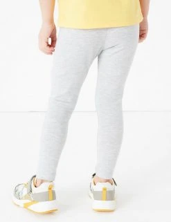 M&S Collection Cotton Rich Plain Leggings (2-7 Yrs) -Cheap School Uniform Store SD 04 T77 3173B T0 X EC 2