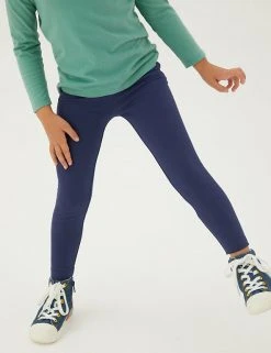 M&S Collection 5pk Cotton Rich Plain Leggings (2-7 Yrs) -Cheap School Uniform Store SD 04 T77 3403E F0 X EC 2