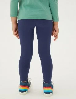 M&S Collection 5pk Cotton Rich Plain Leggings (2-7 Yrs) -Cheap School Uniform Store SD 04 T77 3403E F0 X EC 3