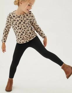 M&S Collection 5pk Cotton Rich Leggings (2-7 Yrs) -Cheap School Uniform Store SD 04 T77 3404E Y0 X EC 1