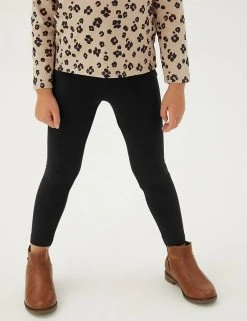 M&S Collection 5pk Cotton Rich Leggings (2-7 Yrs) -Cheap School Uniform Store SD 04 T77 3404E Y0 X EC 2