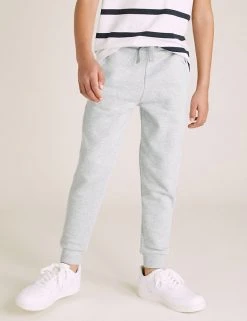 M&S Collection 2pk Cotton Rich Joggers (6-16 Yrs) -Cheap School Uniform Store SD 04 T87 3408I ZZ X EC 1