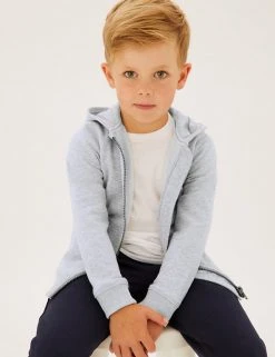 M&S Collection Jumpers Cotton Rich Plain Hoodie (2-7 Yrs) 6 M&S Collection Jumpers Cotton Rich Plain Hoodie (2-7 Yrs) -Cheap School Uniform Store SD 04 T88 4500B T0 X EC 0