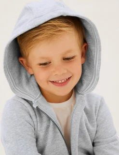 M&S Collection Jumpers Cotton Rich Plain Hoodie (2-7 Yrs) 8 M&S Collection Jumpers Cotton Rich Plain Hoodie (2-7 Yrs) -Cheap School Uniform Store SD 04 T88 4500B T0 X EC 1