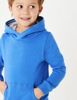 M&S Collection Jumpers Cotton Rich Pullover Hoodies (2-7 Yrs) -Cheap School Uniform Store SD 04 T88 5700B CB X EC 1