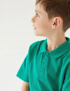 M&S Collection Polo-shirts Unisex Pure Cotton Polo Shirt (2-16 Yrs) 48 M&S Collection Polo-shirts Unisex Pure Cotton Polo Shirt (2-16 Yrs) -Cheap School Uniform Store SD 04 T93 1782 XS X EC 3