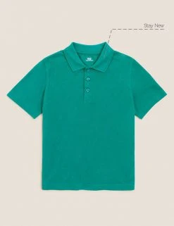 M&S Collection Polo-shirts Unisex Pure Cotton Polo Shirt (2-16 Yrs) 45 M&S Collection Polo-shirts Unisex Pure Cotton Polo Shirt (2-16 Yrs) -Cheap School Uniform Store SD 04 T93 1782 XS X EC 90