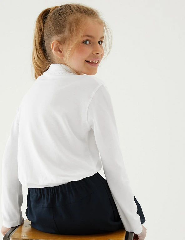 School Girls' Pure Cotton Polo Shirt (2-18 Yrs) M&S Collection Offers School Girls' Pure Cotton Polo Shirt (2-18 Yrs) -Cheap School Uniform Store SD 04 T93 1784 Z0 X EC 1