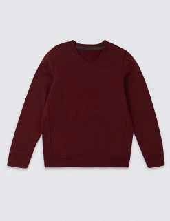 M&S Collection Jumpers Unisex V Neck Sweatshirt (2-16 Yrs) 7 M&S Collection Jumpers Unisex V Neck Sweatshirt (2-16 Yrs) -Cheap School Uniform Store SD 04 T93 1811 XM X EC 90