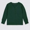 M&S Collection Cardigans Cotton Sweat School Cardigan With StayNEW™ (2-16 Yrs) -Cheap School Uniform Store SD 04 T93 1813 EE X EC 90