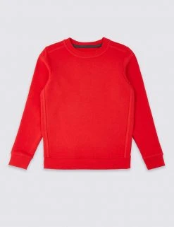 M&S Collection PE Kit Unisex Crew Neck Sweatshirt (2-16 Yrs) -Cheap School Uniform Store SD 04 T93 1814 B0 X EC 90