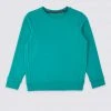 M&S Collection PE Kit Unisex Crew Neck Sweatshirt (2-16 Yrs) -Cheap School Uniform Store SD 04 T93 1814 XS X EC 90