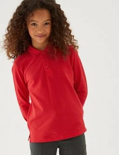 Polo-shirts Unisex Long Sleeve Polo Shirt (2-16 Yrs) -Cheap School Uniform Store SD 04 T93 2081 B0 X EC 1