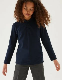 Polo-shirts Unisex Long Sleeve Polo Shirt (2-16 Yrs) -Cheap School Uniform Store SD 04 T93 2081 F3 X EC 2