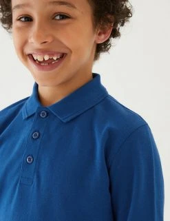 Polo-shirts Unisex Long Sleeve Polo Shirt (2-16 Yrs) -Cheap School Uniform Store SD 04 T93 2081 RA X EC 3