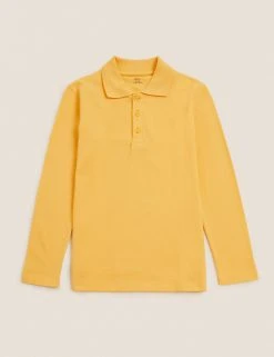 Polo-shirts Unisex Long Sleeve Polo Shirt (2-16 Yrs) -Cheap School Uniform Store SD 04 T93 2081 S0 X EC 90