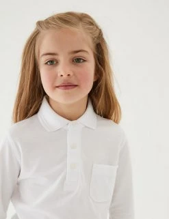 Polo-shirts Unisex Long Sleeve Polo Shirt (2-16 Yrs) -Cheap School Uniform Store SD 04 T93 2081 Z0 X EC 1