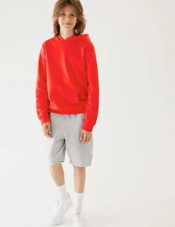 M&S Collection Jumpers Unisex Cotton Hooded Sweatshirt (2-18 Yrs) -Cheap School Uniform Store SD 04 T93 2276 B0 X EC 1