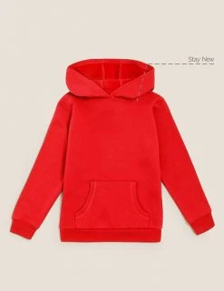 M&S Collection Jumpers Unisex Cotton Hooded Sweatshirt (2-18 Yrs) -Cheap School Uniform Store SD 04 T93 2276 B0 X EC 90