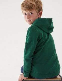 M&S Collection Jumpers Unisex Cotton Hooded Sweatshirt (2-18 Yrs) -Cheap School Uniform Store SD 04 T93 2276 EE X EC 3