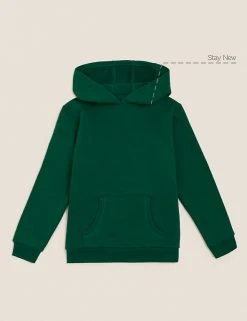 M&S Collection Jumpers Unisex Cotton Hooded Sweatshirt (2-18 Yrs) -Cheap School Uniform Store SD 04 T93 2276 EE X EC 90
