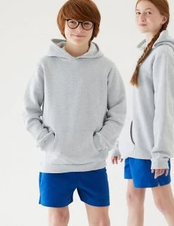 M&S Collection Jumpers Unisex Cotton Hooded Sweatshirt (2-18 Yrs) -Cheap School Uniform Store SD 04 T93 2276 UT X EC 0