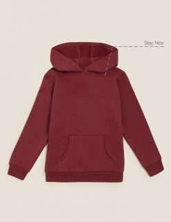 M&S Collection Jumpers Unisex Cotton Hooded Sweatshirt (2-18 Yrs) -Cheap School Uniform Store SD 04 T93 2276 XM X EC 90
