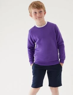 M&S Collection Jumpers School Unisex Cotton Regular Fit Sweatshirt (2-16 Yrs) 4 M&S Collection Jumpers School Unisex Cotton Regular Fit Sweatshirt (2-16 Yrs) -Cheap School Uniform Store SD 04 T93 2278 D0 X EC 1