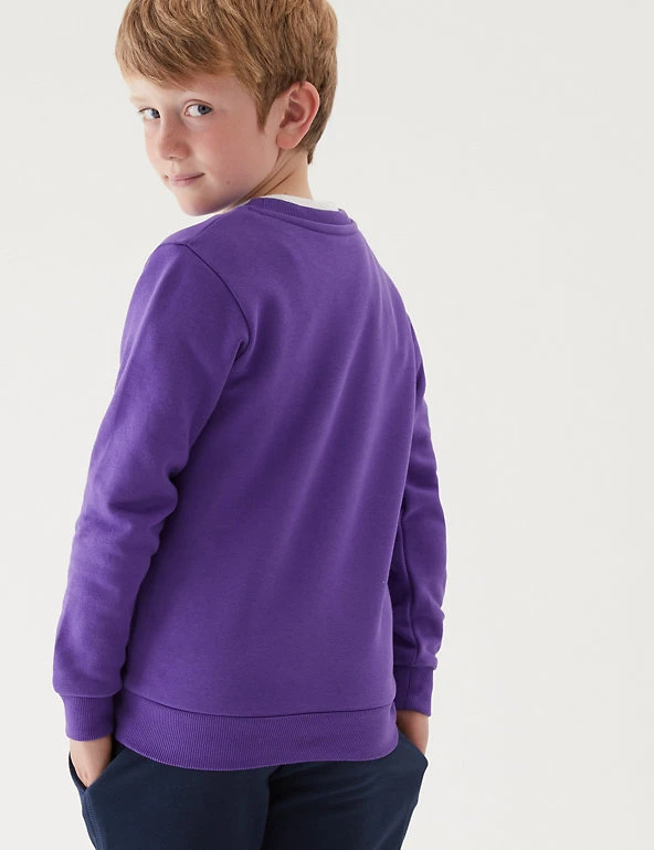 School Unisex Cotton Regular Fit Sweatshirt (2-16 Yrs) M&S Collection Jumpers School Unisex Cotton Regular Fit Sweatshirt (2-16 Yrs) -Cheap School Uniform Store SD 04 T93 2278 D0 X EC 3