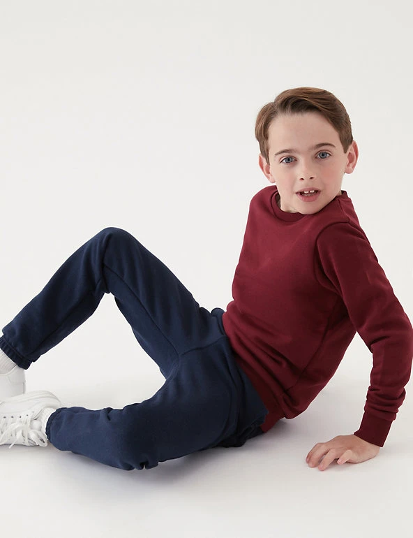 School Unisex Cotton Regular Fit Sweatshirt (2-16 Yrs) M&S Collection Jumpers School Unisex Cotton Regular Fit Sweatshirt (2-16 Yrs) -Cheap School Uniform Store SD 04 T93 2278 XM X EC 1